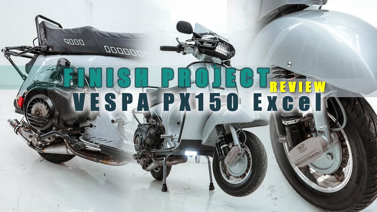 Project Bangun Vespa Excel 2tak / 2Stroke Buat Touring | Review Project Restorasi Modifikasi Total