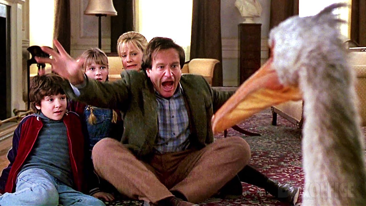 Robin Williams in fuga da una mandria impazzita | Jumanji | Clip in Italiano 🔥 4K