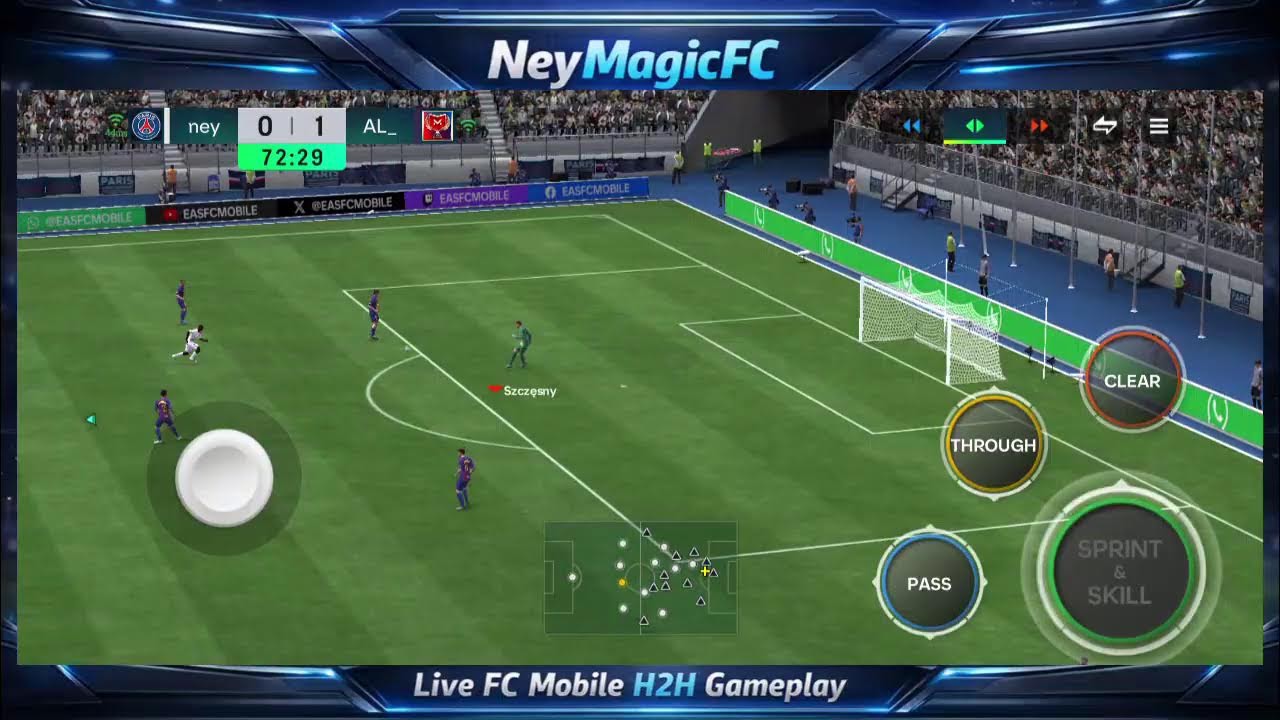 FC Mobile Live H2H Gameplay | Ranked Matches & Goals | NeyMagicFC