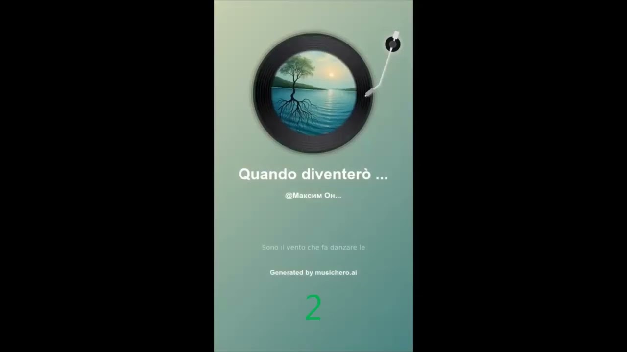 Quando diventerò vento Когда я стану ветром (итальянский) 2 варианта