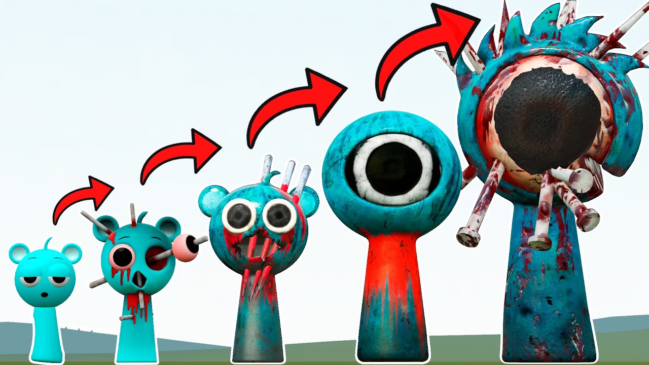 NEW EVOLUTION HORROR SKY PHASE 5 SPRUNKI SONG In Garrys Mod