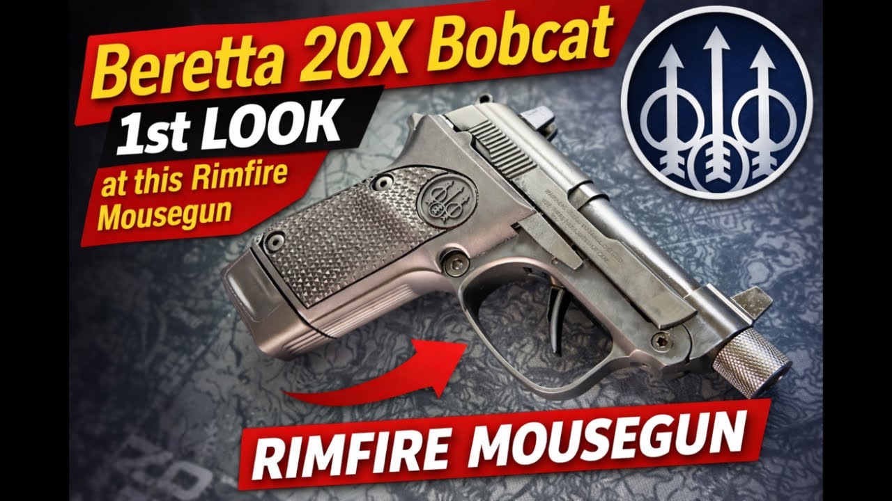 Beretta 20X Bobcat | Первый взгляд на этот малокалиберный пистолет