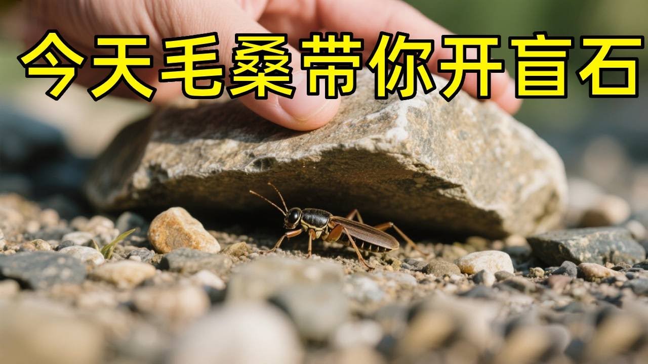 沉浸式寻宝，挑战在野外翻100块石头，会找到什么小宠物呢？ #户外 #野采 #昆虫