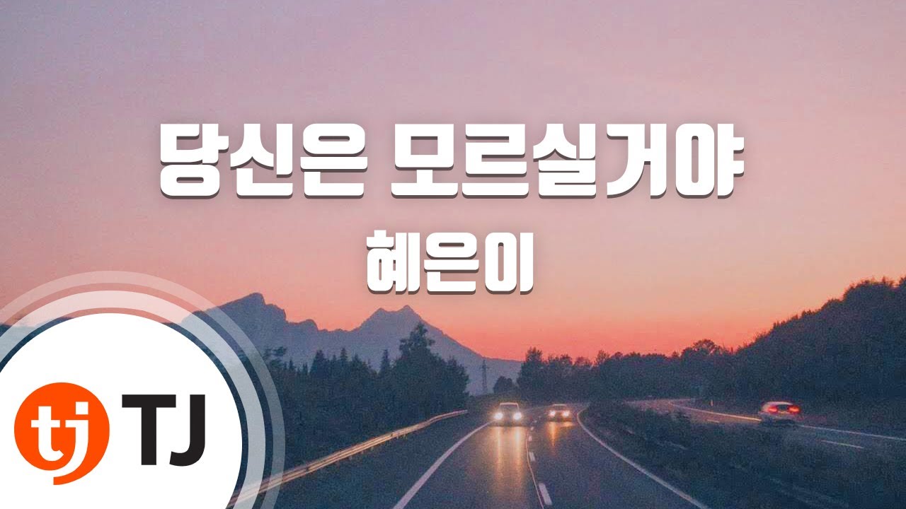 [TJ노래방] 당신은모르실거야 - 혜은이 / TJ Karaoke
