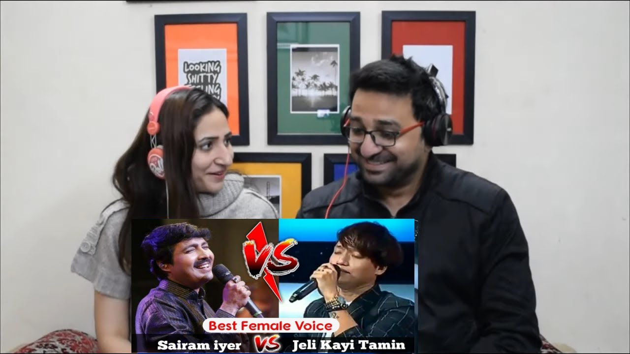 Pakistani Reacts to Sairam Iyer vs Jeli Kayi Tamin ' Male Voice & Female Voice ' Jeli Tamin