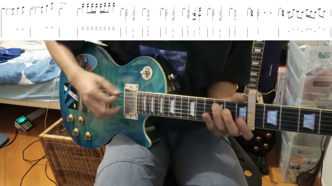 【エレキTAB譜】なんでもないや (movie edit. + movie ver.)  ギター 弾いてみた。Nandemonaiya RADWIMPS guitar cover w/TAB