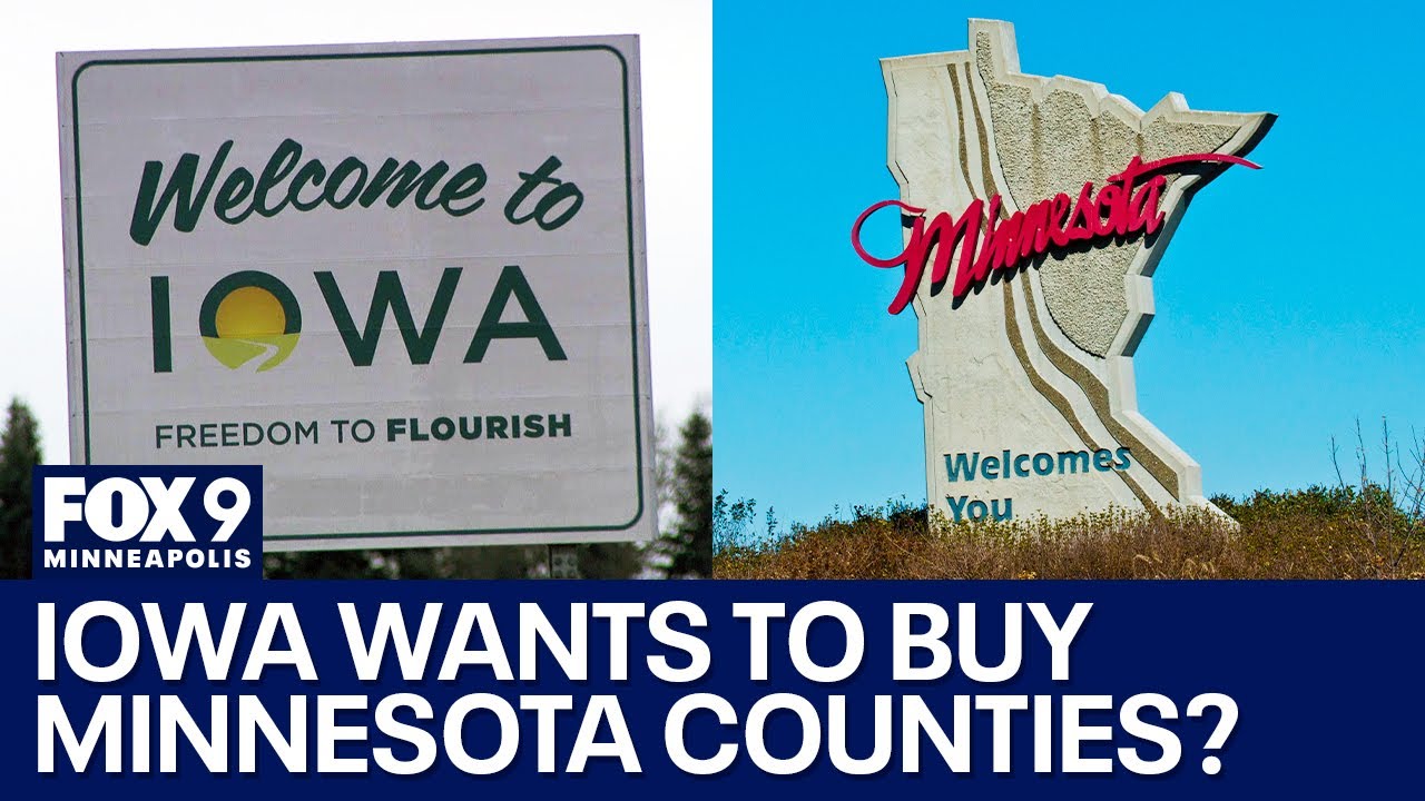 Iowa lawmaker suggests state to buy 9 MN counties