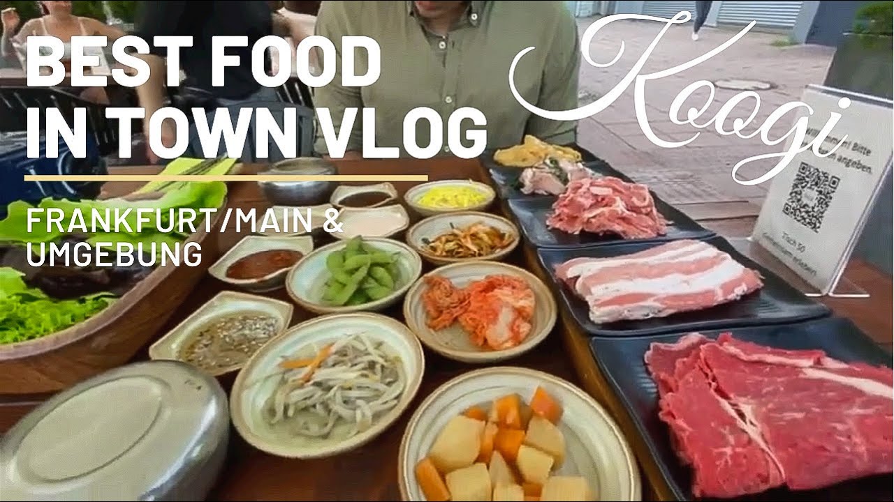 WAS IST KOREAN BBQ? BEST KOREAN BBQ IN FRANKFURT -  BEST FOOD IN TOWN VLOG KOOGI | SARALEERAE