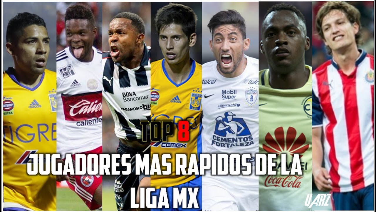 TOP 8 Jugadores más Rápidos de la Liga MX 2017 | HD