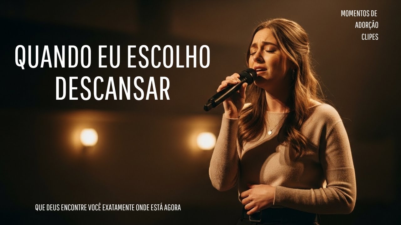 QUANDO EU ESCOLHO DESCANSAR | Louvor de Paz, Entrega e Confiança em Deus