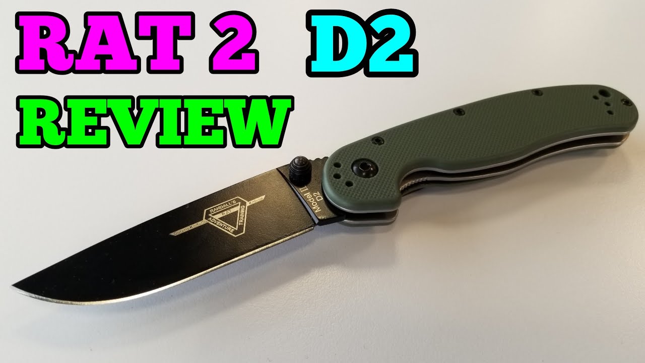 Ontario RAT 2 D2 Steel - The most exceptional budget edc folder on the planet.