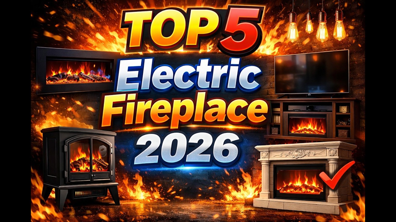 Top 5 Best Electric Fireplaces 2026 – Cozy Warmth & Stylish Design!
