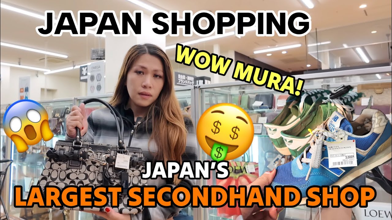 Japan Shopping: JAPAN’s LARGEST SECONDHAND STORE | LUXURY BAGS LV COACH BOOKOFF SUPER BAZAAR TSUJIDO