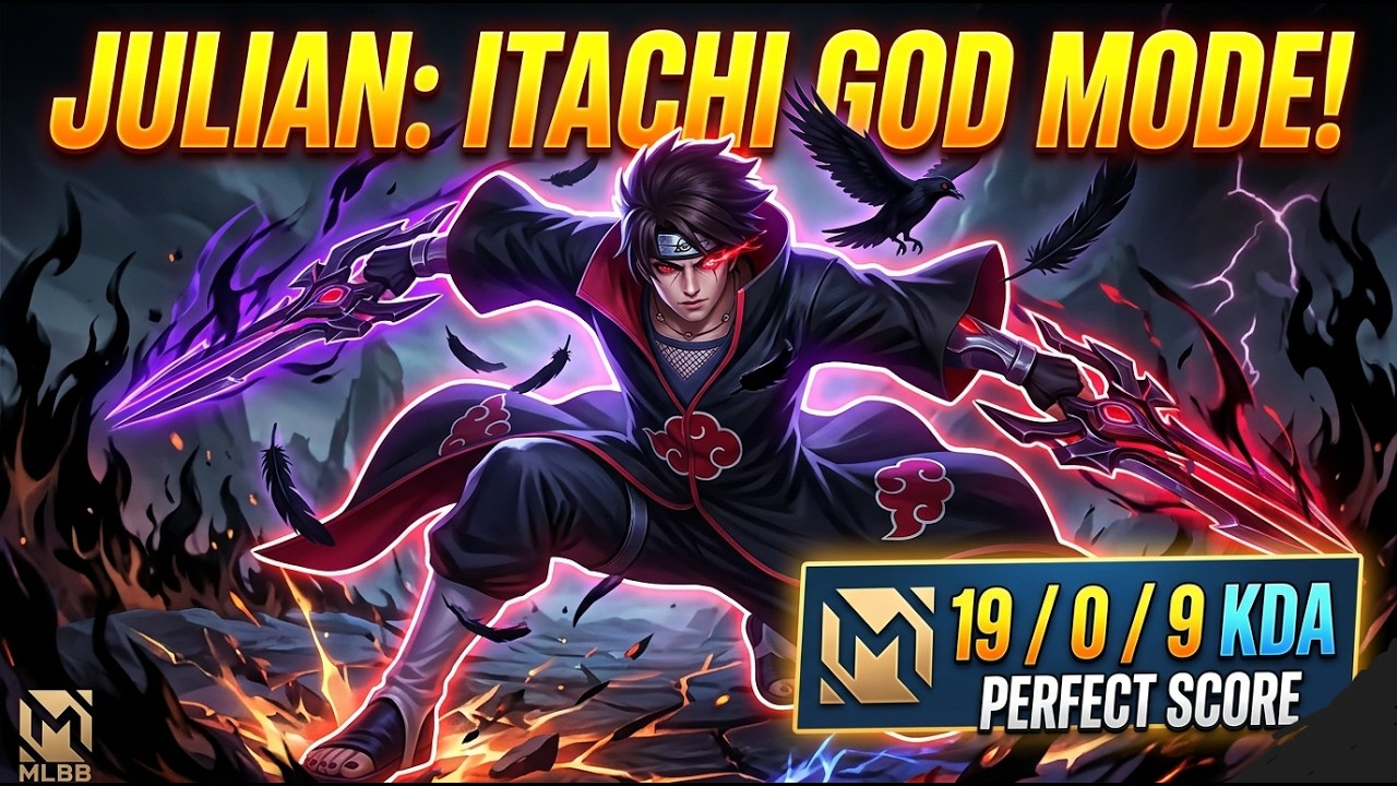My best match ever 😱 100% Win Rate Julian Gameplay (19/0/9 KDA) #mobilelegends #mlbb
