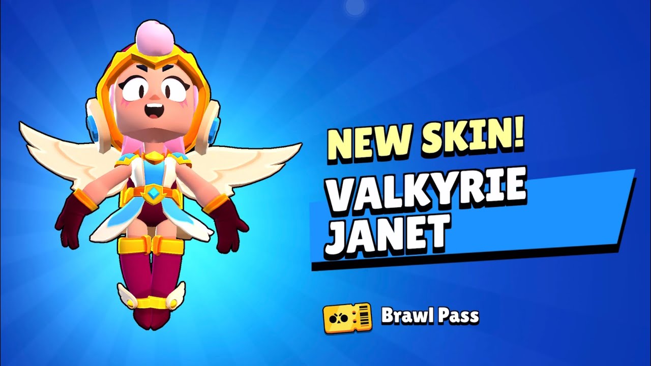 Brawl Stars VALKYRIE JANET Unlocked | Janet Gameplay Power 11