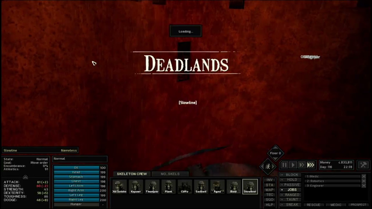 Kenshi - Skeleton Crew - Gut base to Bugmaster. Live stream VOD re-up. No commentary.