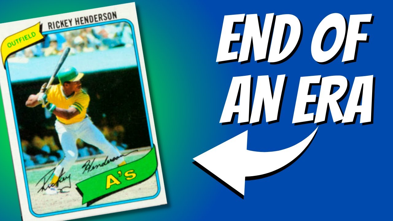 Rickey Henderson 1980 Topps RC is the LAST one EVER🔑 NEVER AGAIN