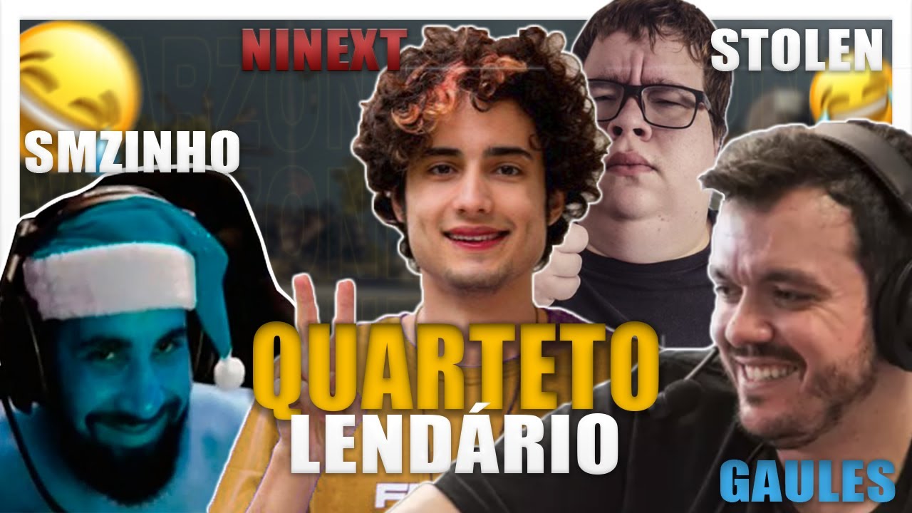 NINEXT, GAULES, SMZINHO E STOLEN JOGANDO WARZONE JUNTOS