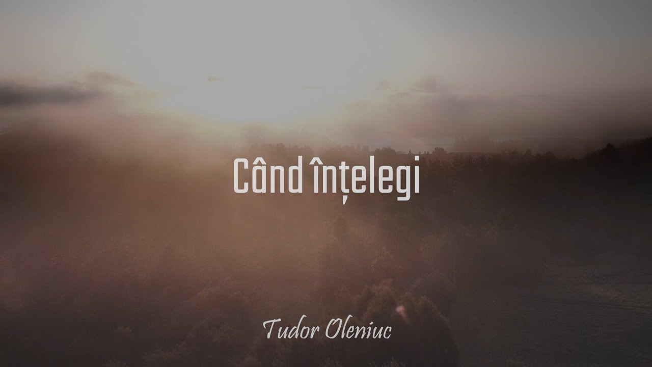 Când înțelegi... - Tudor Oleniuc // Official Audio