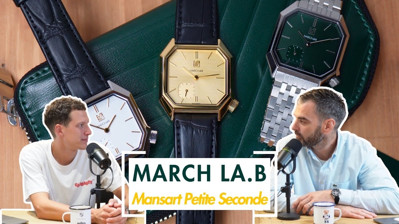 #ACTU - March LA.B offre la Petite Seconde &agrave; sa Mansart dans un trio de montres fran&ccedil;aises habill&eacute;es