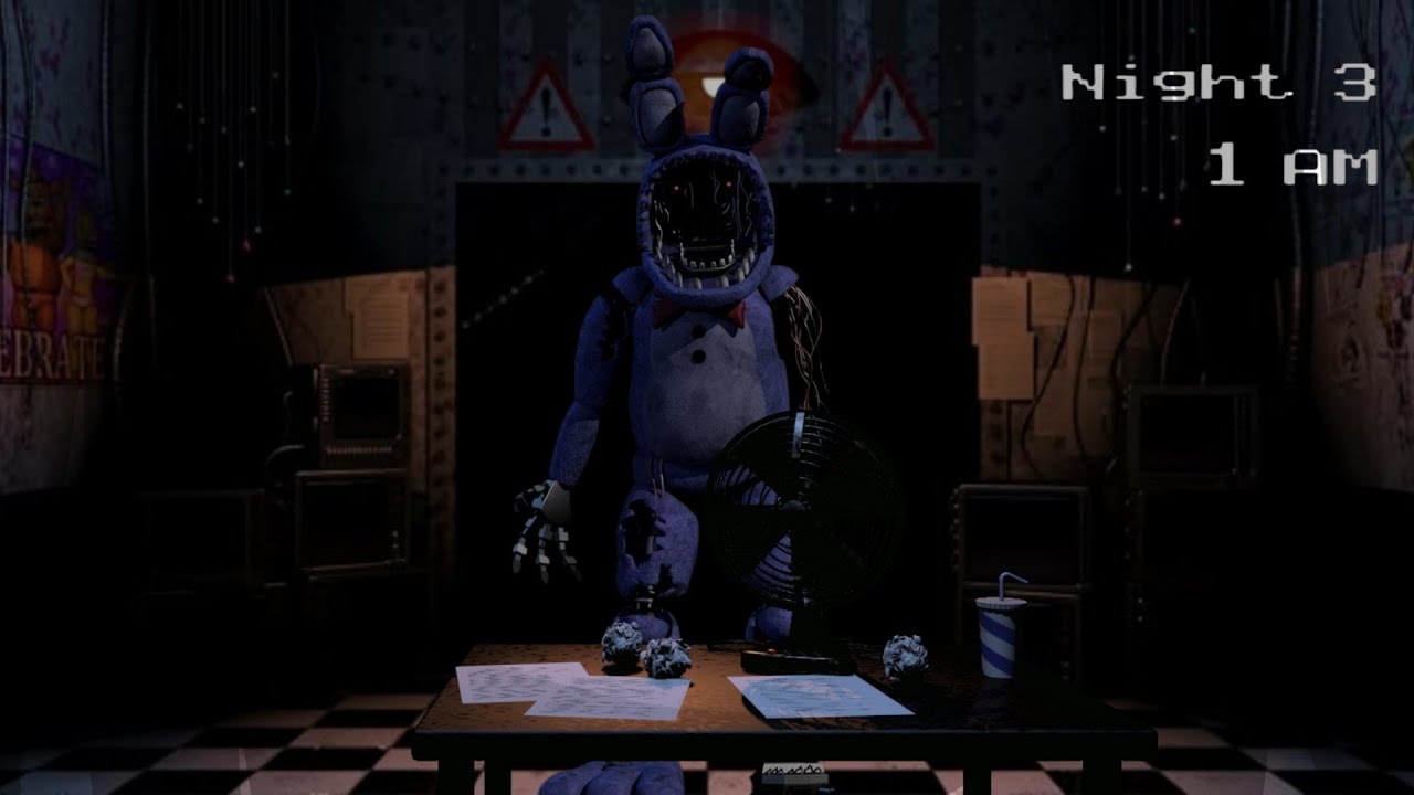 FNAF 2 – Noche 3 (Móvil) – empieza el caos | Sin comentarios