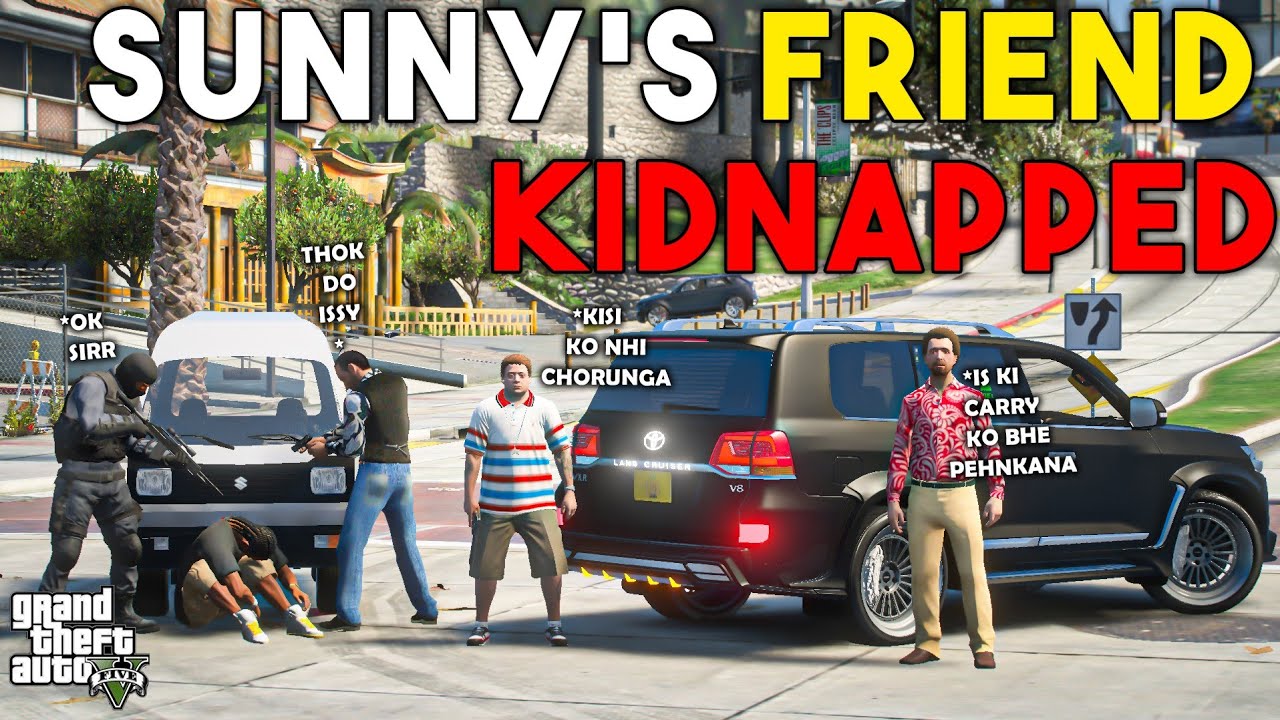 JIMMY KIDNAPPED SUNNY’S BESTFRIEND | GTA 5 | Real Life Mods #319 | URDU |