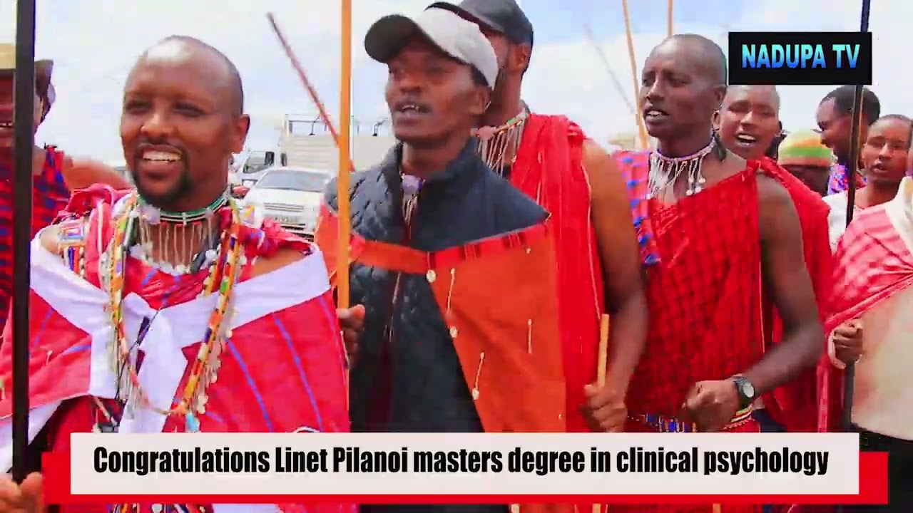 Linet Pilanoi graduates with masters degree in clinical psychology. Congratulations 🎊 👏 💐 @Nadupatv