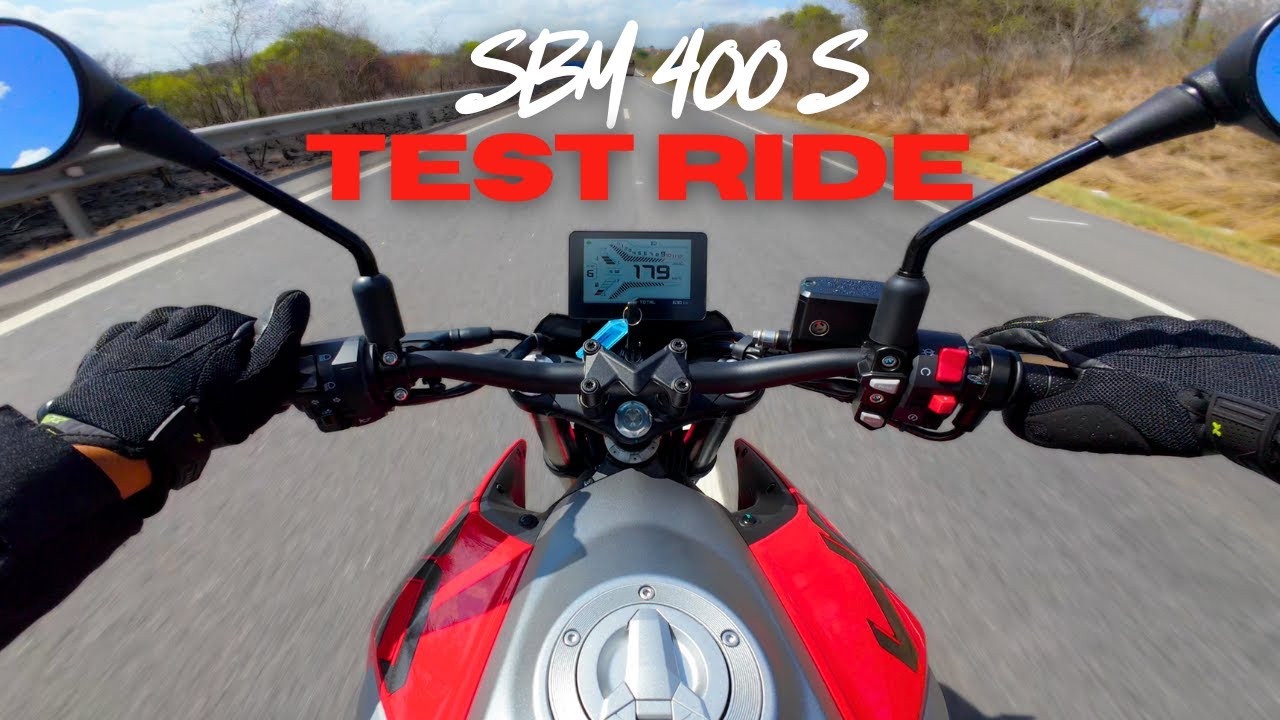 SBM 400 S - TEST RIDE E PRIMEIRAS IMPRESSÕES 🔥