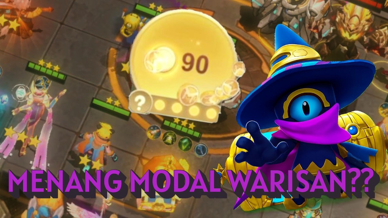 GAK PERLU NABUNG, MODAL WARISAN AJA BISA MENANG? | MAGIC CHESS INDONESIA