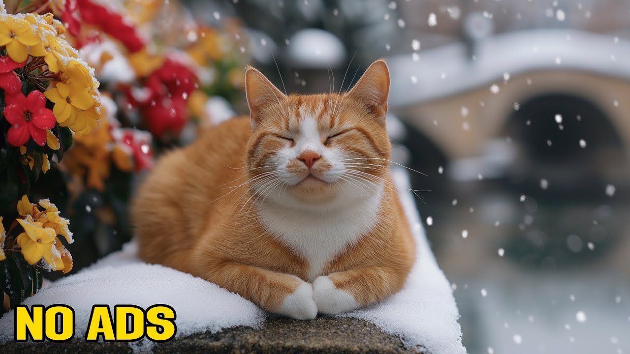 12 Hours Of Calming Music for Cats 🐈 Cozy Bedtime Sounds 😻 Cat TV 🐈 Soothing Tunes for Anxious Cats