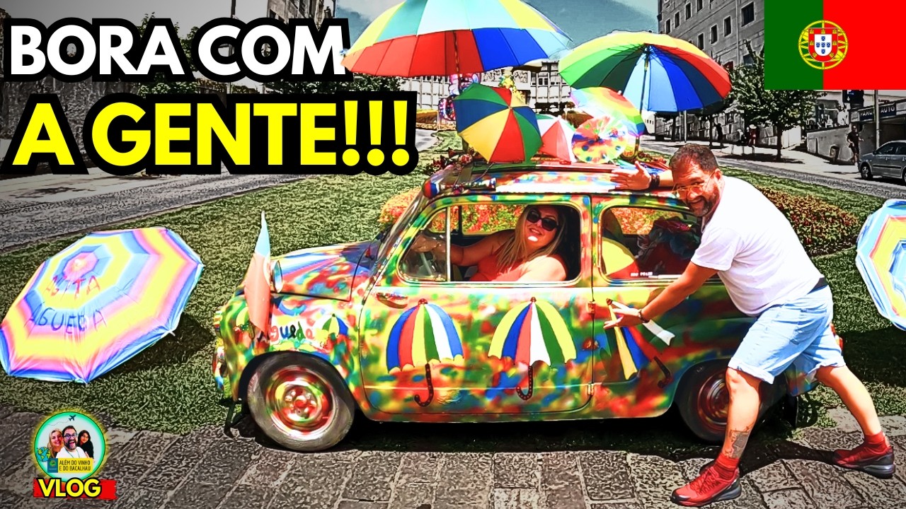 ESSA É A CIDADE MAIS COLORIDA E ALEGRE DE PORTUGAL + EVENTO AGITÁGUEDA
