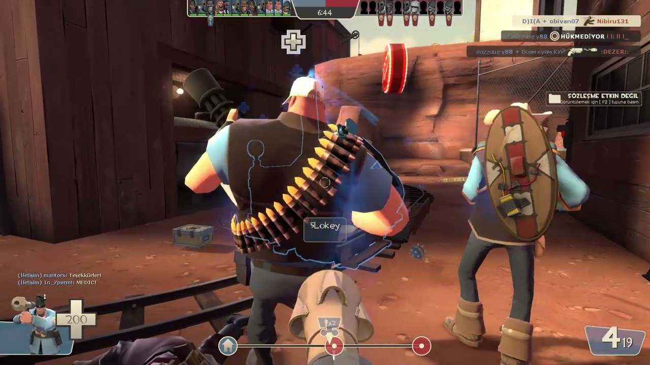 TF2 oyununda zorllayıcı bir oyun oldu