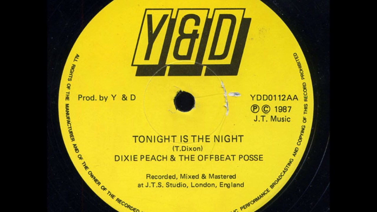 Dixie Peach & The Offbeat Posse - Tonight Is The Night + Dub - 12