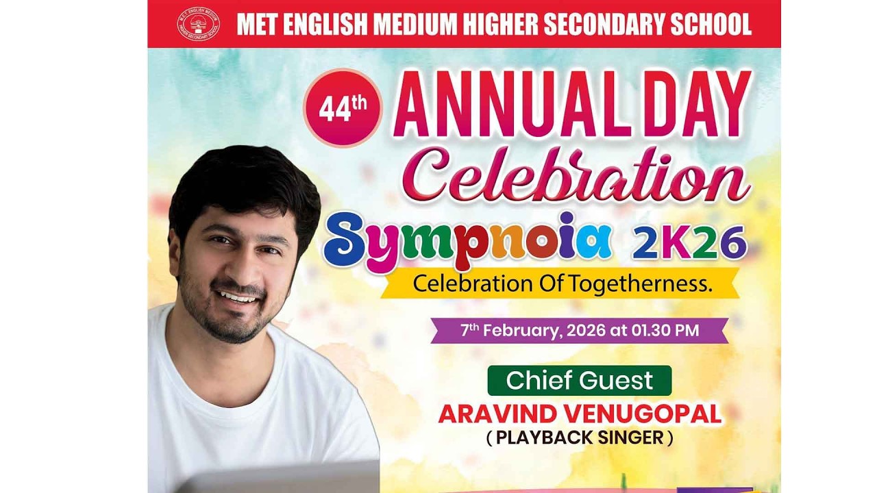 SYMPNOIA 2K26  | MET EMHSS MANNARKKAD  44TH ANNUAL DAY CELEBRATION  | 07.02.2026