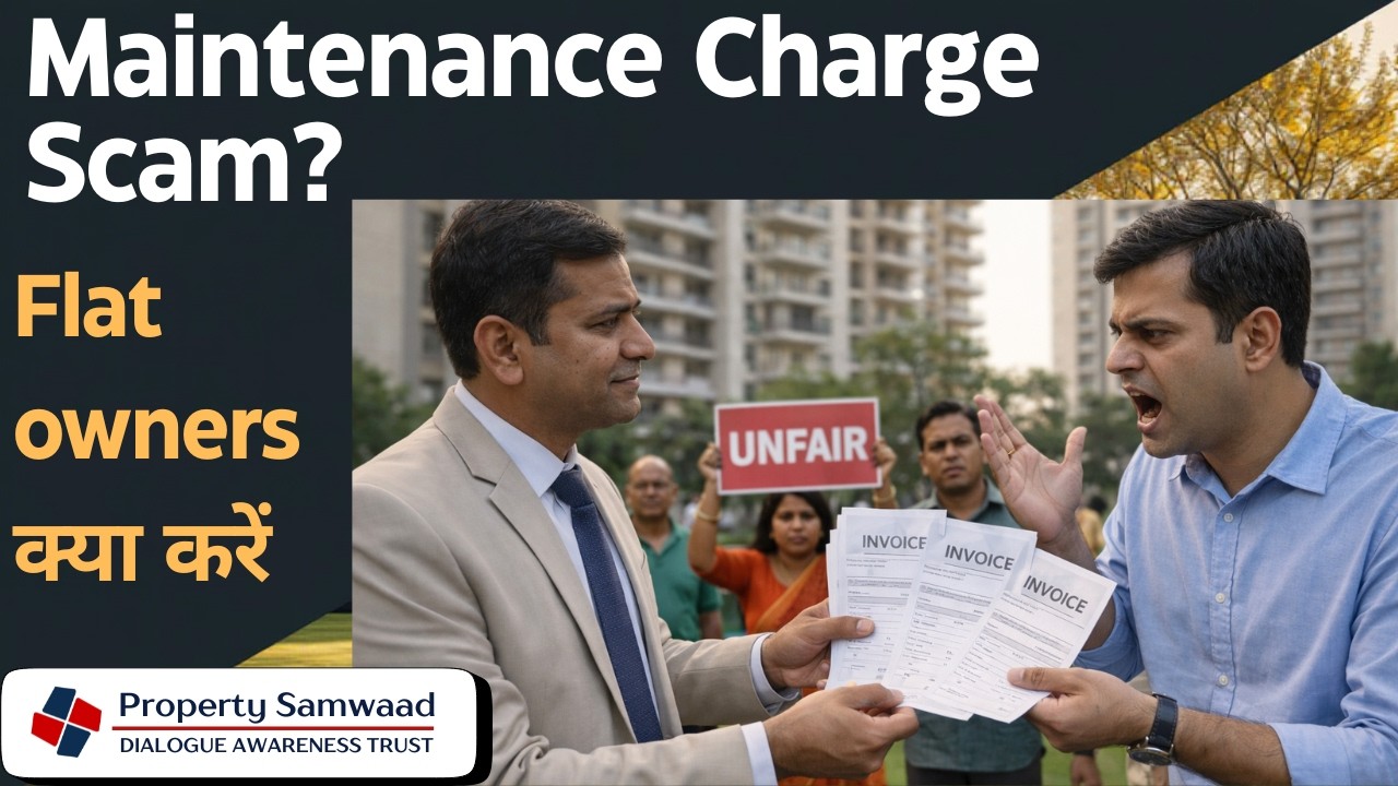 Builder ने  लगाए मनघडंत Maintenance Charges? Flat Owner क्या  करे ? RERA Guide 2026