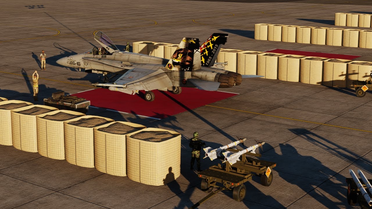 DCS F/A-18C HORNET - COLD START - GRUPO DE TIERRA / CROSSBLEED (2 DE 2)