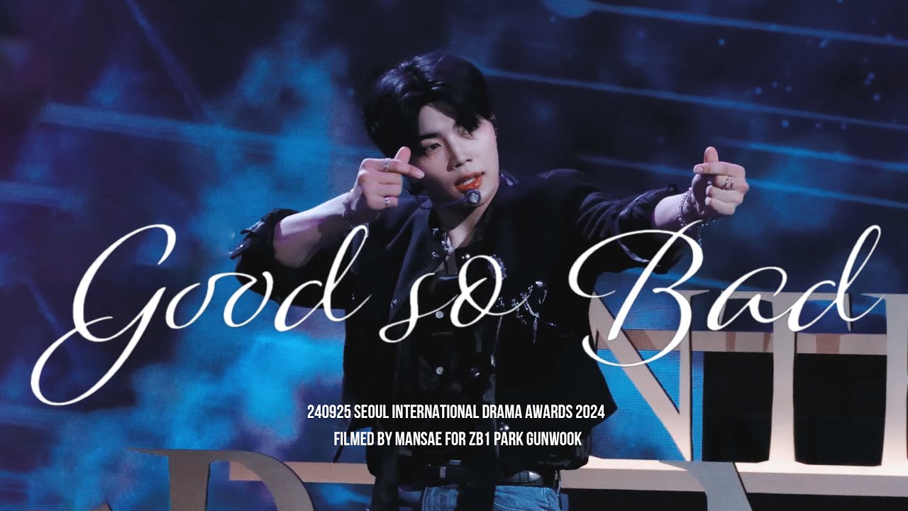 [4K] 240925 SDA2024 ‘GOOD SO BAD' 박건욱 직캠ㅣGOOD SO BAD PARK GUNWOOK Focus