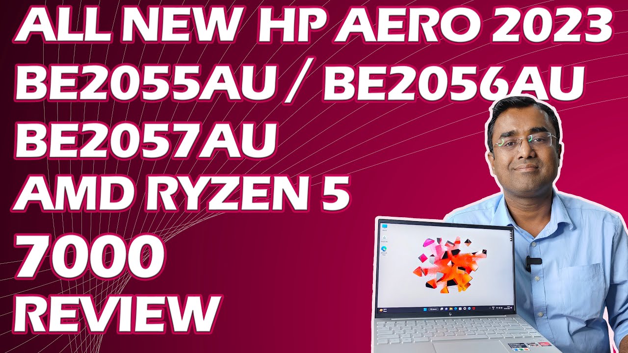 HP Aero BE2055AU | BE2056AU | BE2057AU AMD Ryzen 5 7535U Latest 2023 AMD 7000 Light Weight Laptop