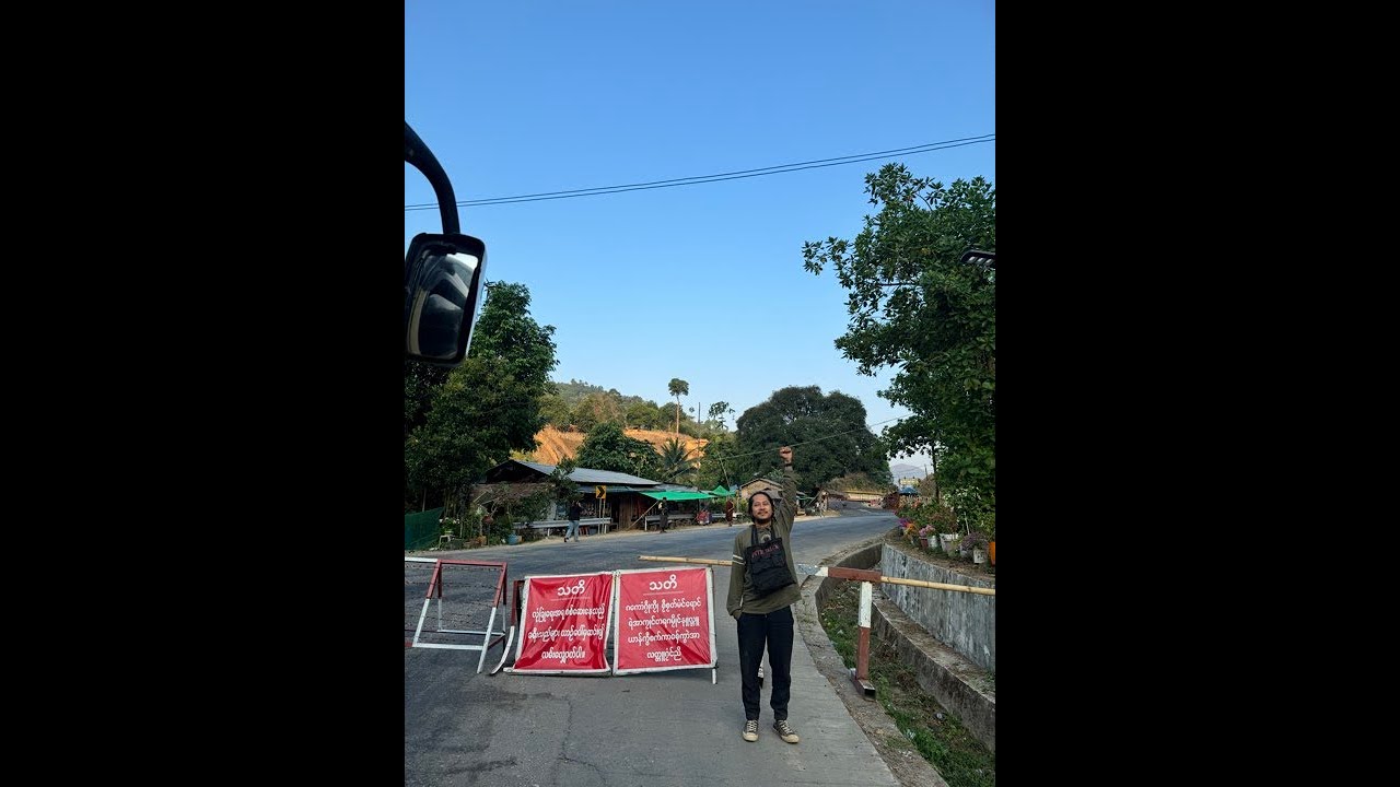 Proof that I'm at Ma Lwal Mountain, the nearest location to Myanmar Military - Novem Htoo😉💪✊