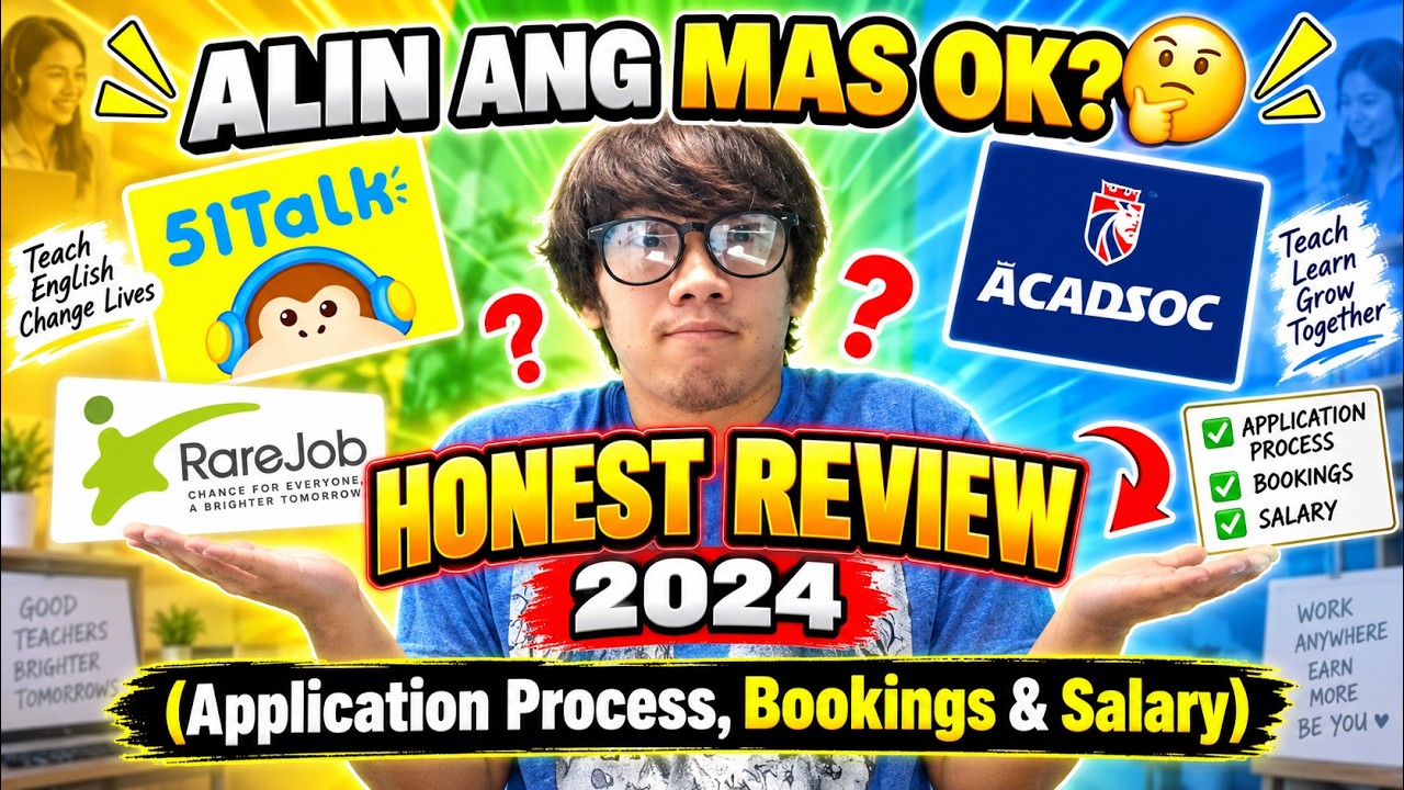 WHICH IS BETTER?🤔 (51Talk, RareJob or Acadsoc) My Honest Review 2025