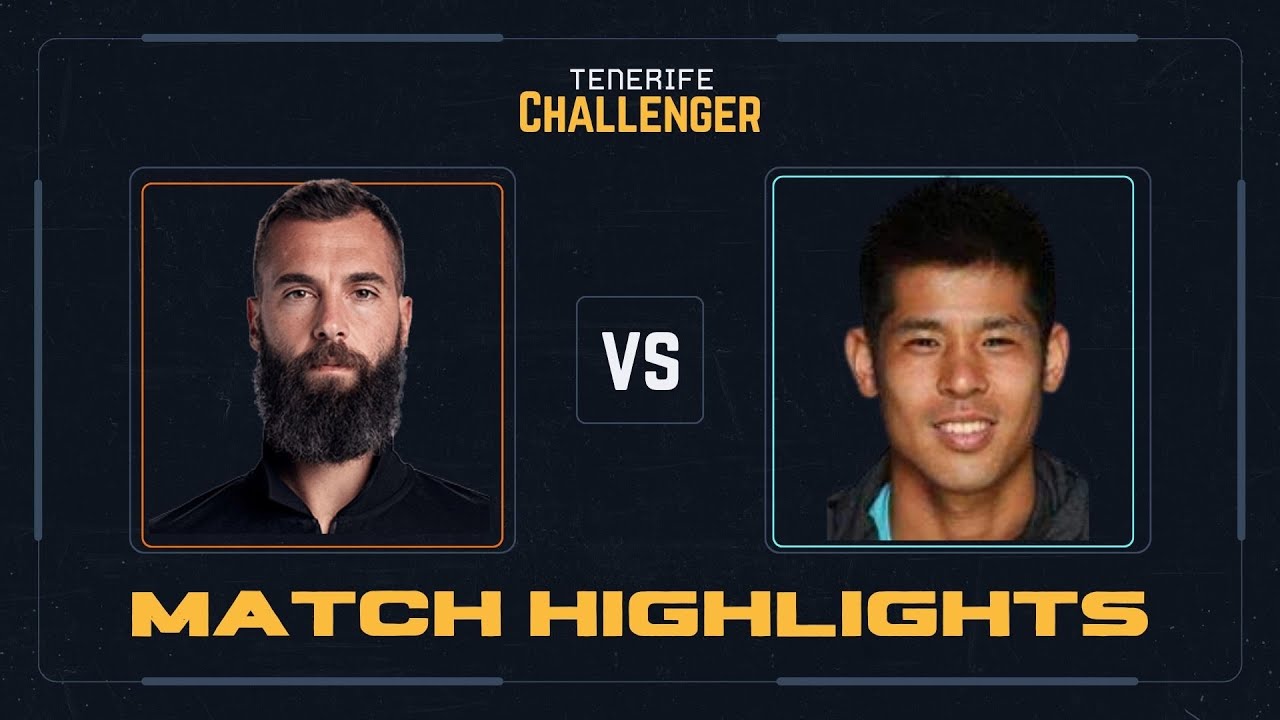 Benoit Paire vs Kaichi Uchida ATP 2023 Tenerife Challenger