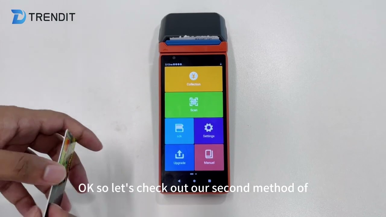 TRENDIT S680 Android POS terminal - Demo video