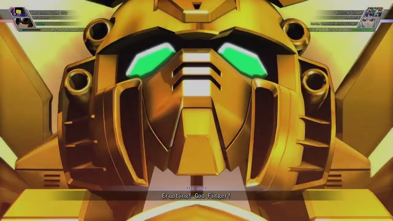 Yzak trolling in the God Gundam