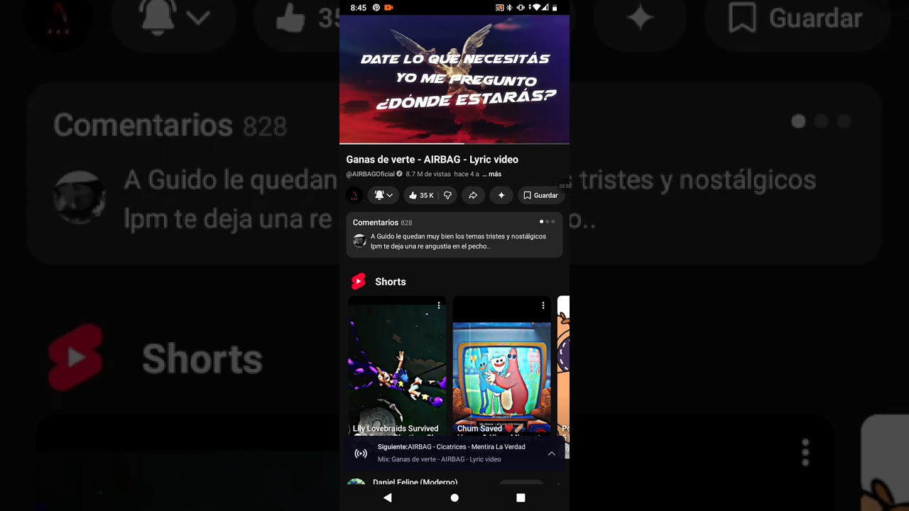 Otra vez vamos a cantar GANAS DE VERTE LA CANCIÓN ORIGINAL DE AIRBAG 🎵🎶🎵🎶🎵