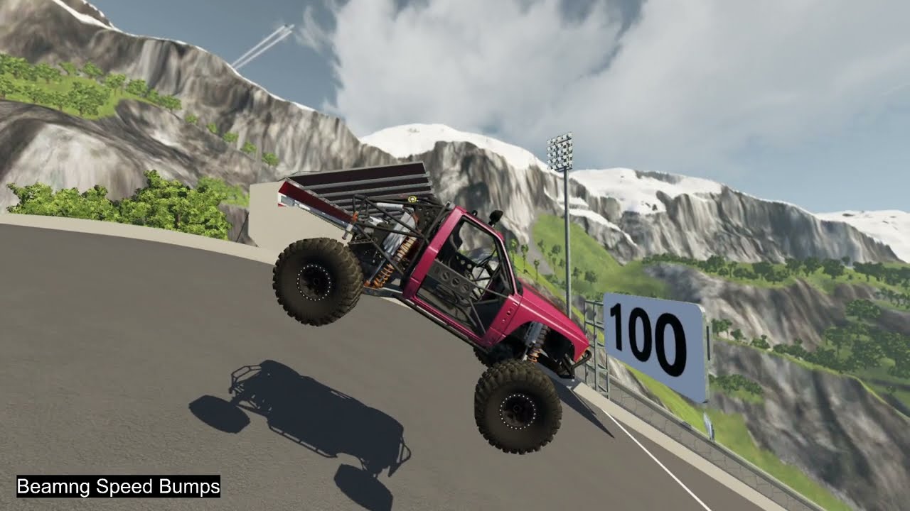 Best Slow Motion shockbreaker suspension from Mobil D35 SUPER PIG Beamng Drive