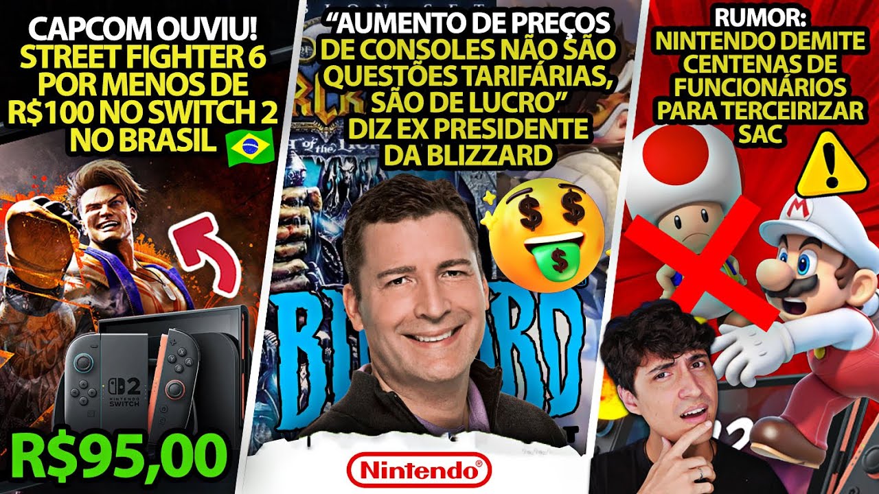 Capcom Ouviu! Street Fighter 6 por menos de R$100 no Switch 2! | “Aumentos são apenas por lucro”!