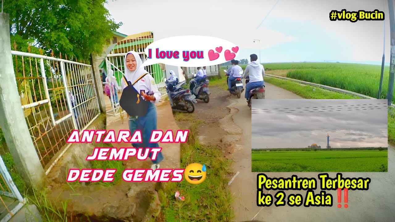 ANTAR JEMPUT DEDE GEMES 🥰 || vlog bucin