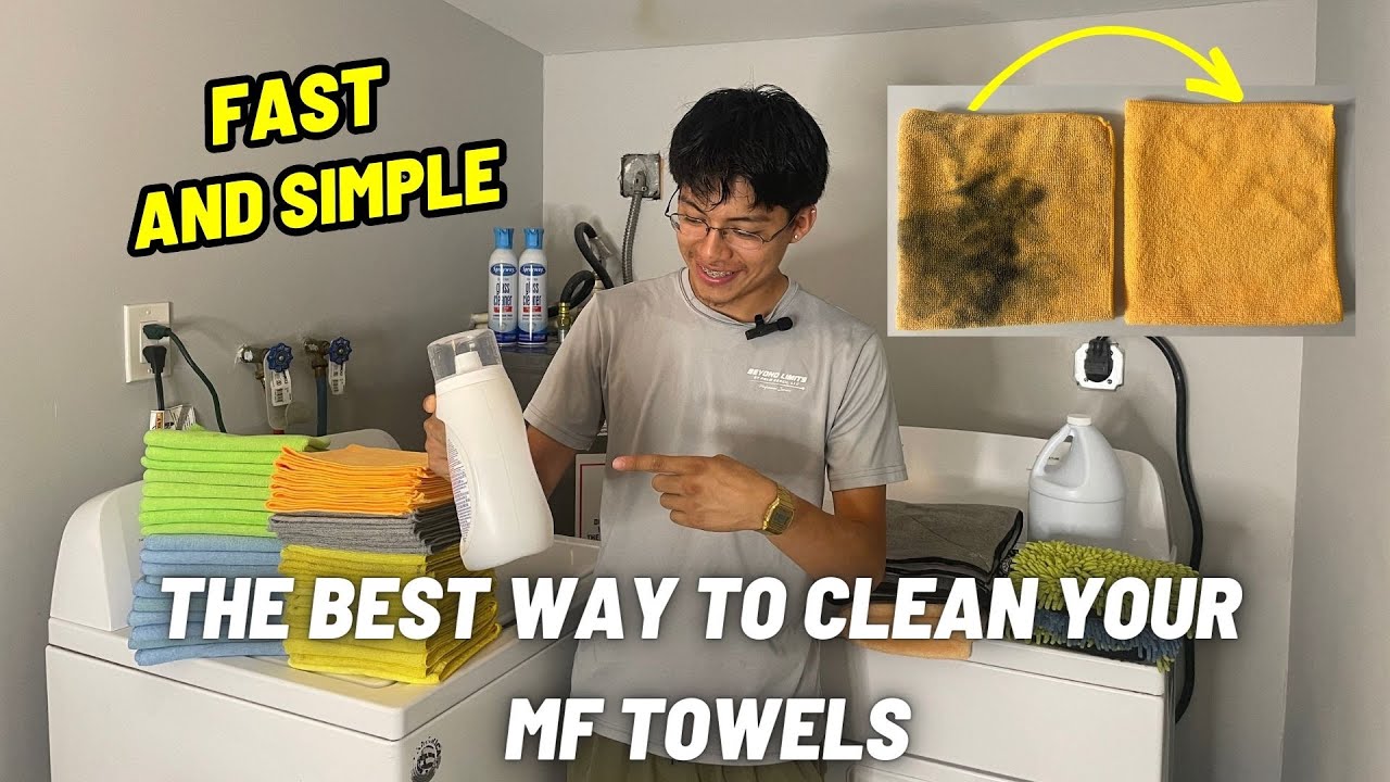 How To Wash and Dry Microfiber Towels - Detailing Beyond Limits