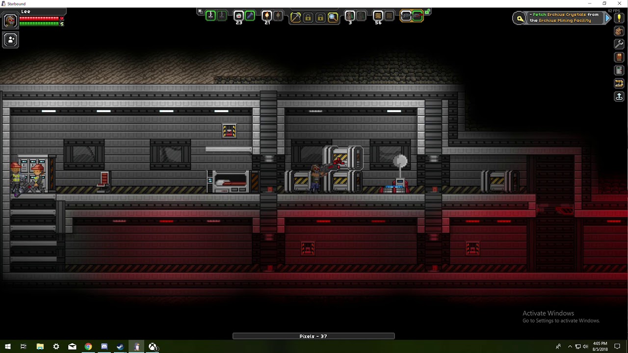 Fetch Erchius Crystals from the Erchius Mining Facility - Starbound