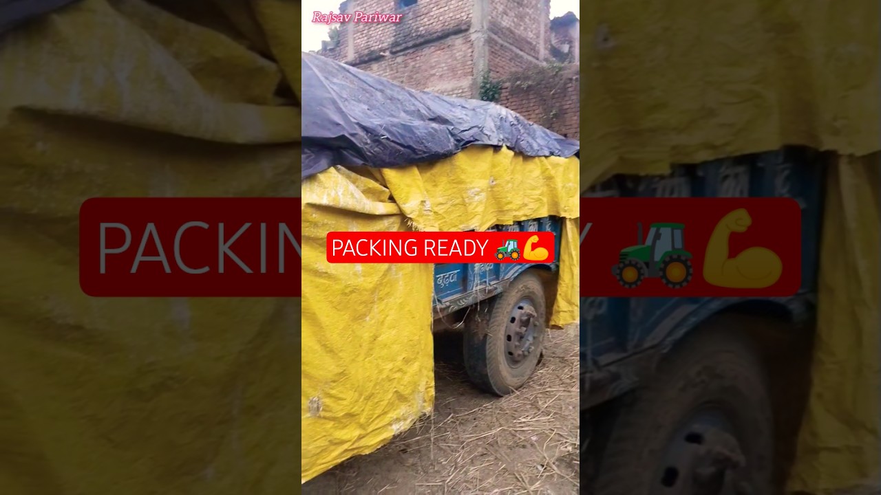 Saj-Dhaj Ke Trolley Ready 🚜🔥 | Village Hard Work Reality | Full Load Desi Farming
